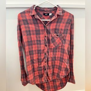 BDG Distressed Flannel Shirt S